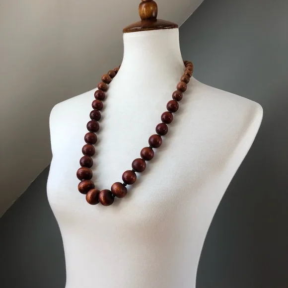 Real Victorian Heirloom Koa Necklace - Picture 6 of 15